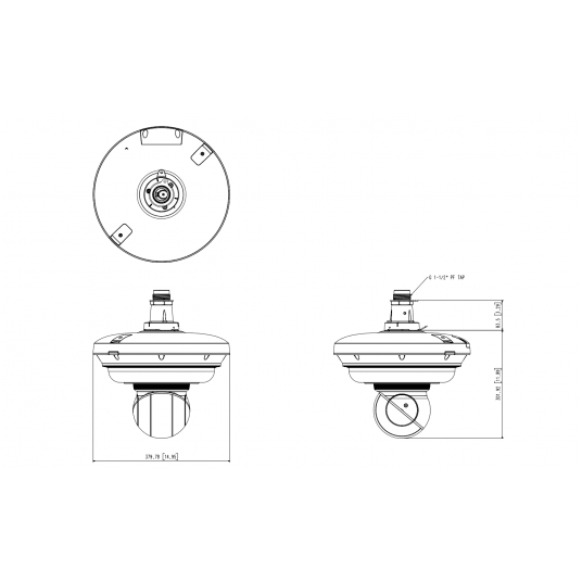 Kamera IP Multisensorowa Hanwha Vision AI Seria P - PNM-C34404RQPZ