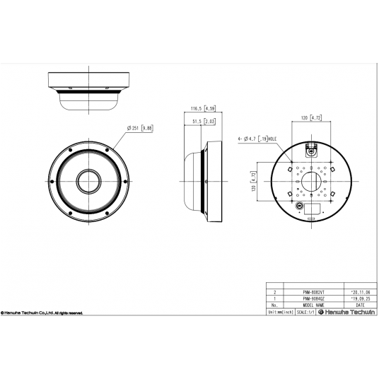 Kamera IP Multisensorowa Hanwha Vision Seria P - PNM-8082VT