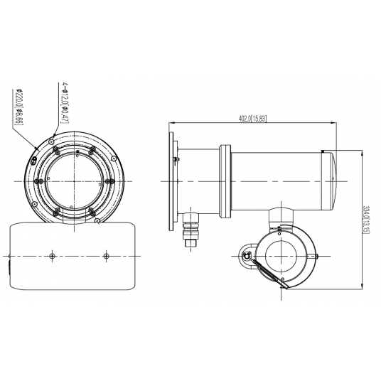 Kamera IP PTZ 2MP STARVIS z 45x zoomem Dahua – EPC245U-PTZ -zdjęcie numer 2