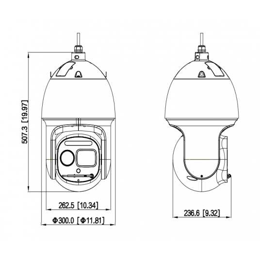 Kamera IP Termowizyjna 4 Mpx Dahua - TPC-SD8441B-B50Z45