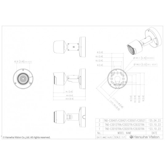 Kamera IP termowizyjna QVGA z teleobiektywem i funkcją AI Hanwha Vision - TNO-C3042T -zdjęcie numer 6