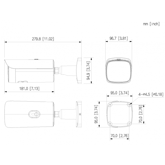 Kamera IP tubowa 5MP Smart Dual Light WizMind Dahua – IPC-HFW5559E1-ZE-IL-0735-Black -zdjęcie numer 6