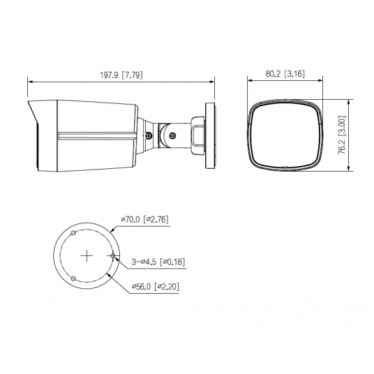 Kamera IP tubowa Dahua 4 Mpix - IPC-HFW1439TL1-A-IL-0280B