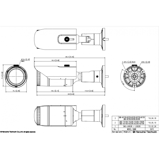 Kamera IP tubowa Hanwha Vision 2MPix - QNO-6012R1