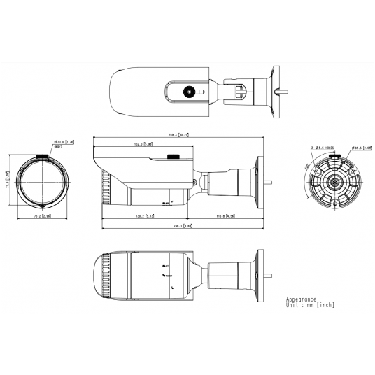 Kamera IP tubowa Hanwha Vision 2MPix - QNO-6022R