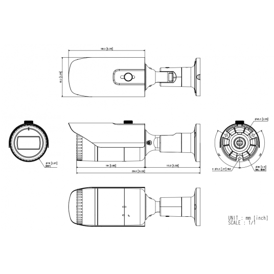 Kamera IP tubowa Hanwha Vision Seria Q 2 MPix - QNO-6082R