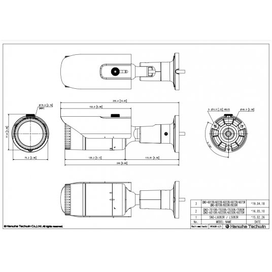 Kamera IP tubowa Hanwha Vision Seria Q 4MPix - QNO-7022R