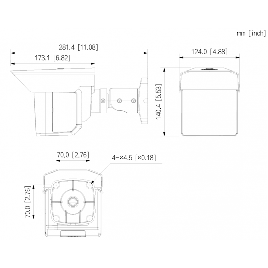 Kamera IP tubowa panoramiczna Dahua - IPC-MFW5241T2-E3-ASE-0360/1200/2500B -zdjęcie numer 4