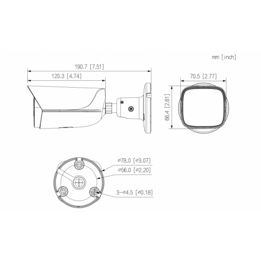 Kamera IP tubowa Smart Dual Light Fixed-focal WizSense 6MPix Dahua - IPC-HFW3649E-AS-IL-0280B-Black -zdjęcie numer 4