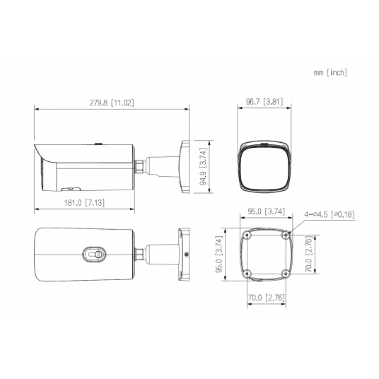 Kamera IP tubowa Smart Dual Light Vari-focal MizMind Dahua 8 MPix - IPC-HFW5859E1-ZE-IL-2712 -zdjęcie numer 6