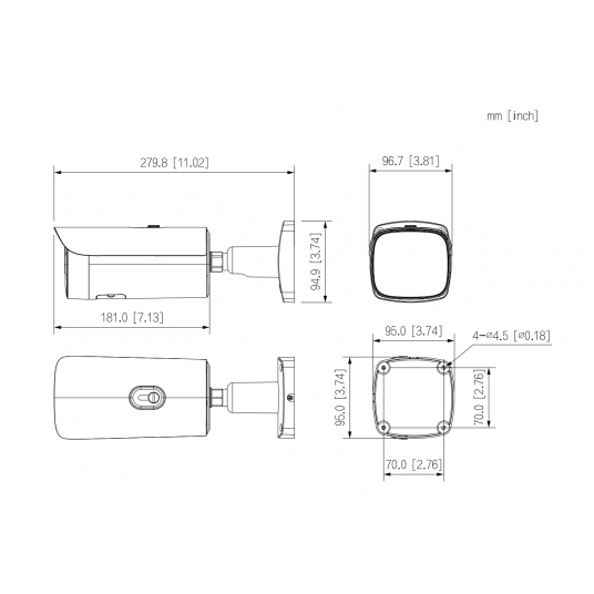 Kamera IP tubowa Smart Dual Light Vari-focal WizMind 4 MPix Dahua - IPC-HFW5459E1-ZE-IL-2712 -zdjęcie numer 6