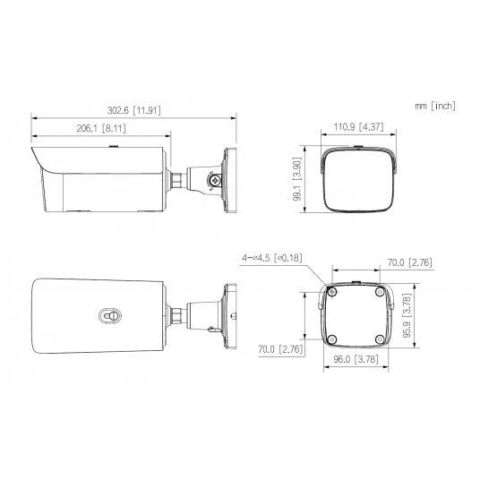 Kamera IP tubowa WizColor Vari-focal WizMind 8MPix Dahua - IPC-HFW5859Z-ZHE-PV-2712-PRO -zdjęcie numer 6