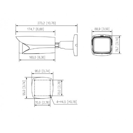 Kamera IP tubowa WizMind 2 MP Dahua - IPC-HFW5241E-ZE-0560-S3 -zdjęcie numer 4