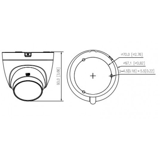 Kamera kopułkowa 2 MP Dahua - HAC-HDW1200TRQ-0280B-S6