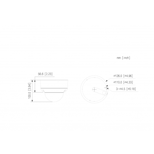 Kamera kopułkowa 2MP WDR Smart IR Dahua - HAC-HDBW2241RA-Z-A-27135-S2-DIP -zdjęcie numer 3