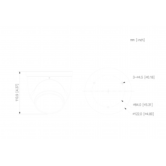 Kamera kopułkowa 8MP Smart Dual Light Dahua - IPC-HDW3849H-AS-PV-0280B-S5-BLACK -zdjęcie numer 4