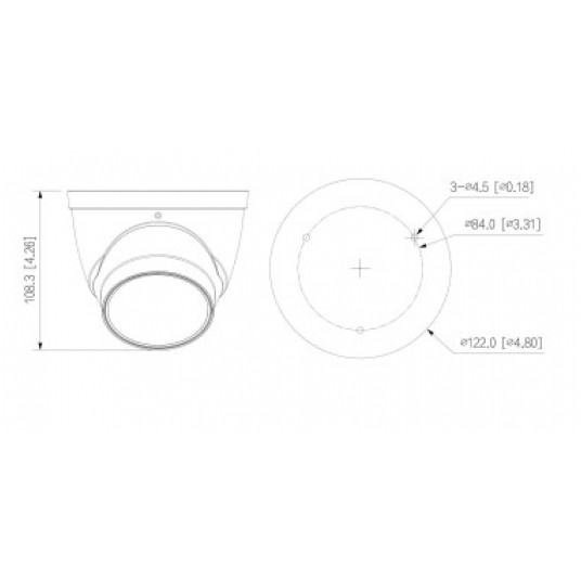 Kamera kopułkowa AI WizMind 4 MP Dahua - IPC-HDW5459T-ZE-IL-2712