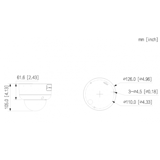 Kamera kopułkowa IP 4MP WizColor Vari-focal Dome Dahua - IPC-HDBW5459R1-ZE-PV-2712-PRO-Black -zdjęcie numer 3