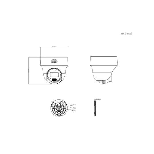 Kamera kopułkowa IP 4MP WizSense Smart Dual Light Dahua - IPC-PT1439H-PV-0280B -zdjęcie numer 3