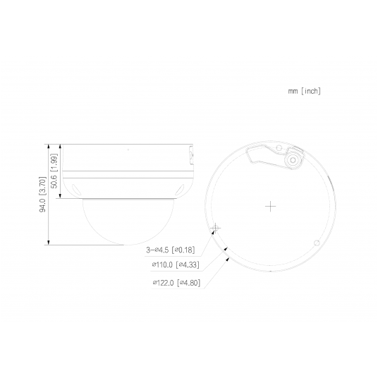 Kamera kopułkowa IP 5MP WizSense Smart Dual Light Dahua - IPC-HDBW5559R-ASE-IL-0280B-Black -zdjęcie numer 3
