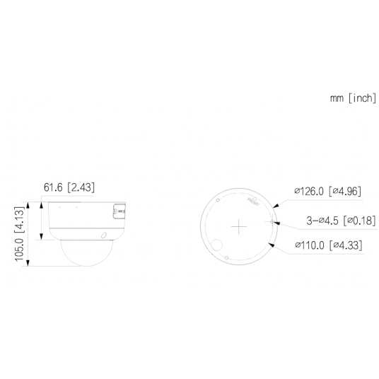 Kamera kopułkowa IP 6MP WizColor Dome Dahua – IPC-HDBW5659R1-ASE-PV-0280B-PRO-Black -zdjęcie numer 3