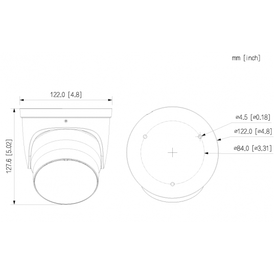 Kamera kopułkowa IP Dahua 6MP WizColor AI IR/Ciepłe światło - IPC-HDW5659H-ZE-PV-2712-PRO -zdjęcie numer 6