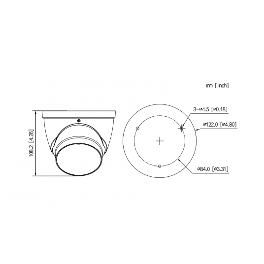 Kamera kopułowa HDCVI Smart Dual Light Fixed-focal Eyeball 4K Dahua - HAC-HDW1801TLM-IL-A-0280B-S2 -zdjęcie numer 5