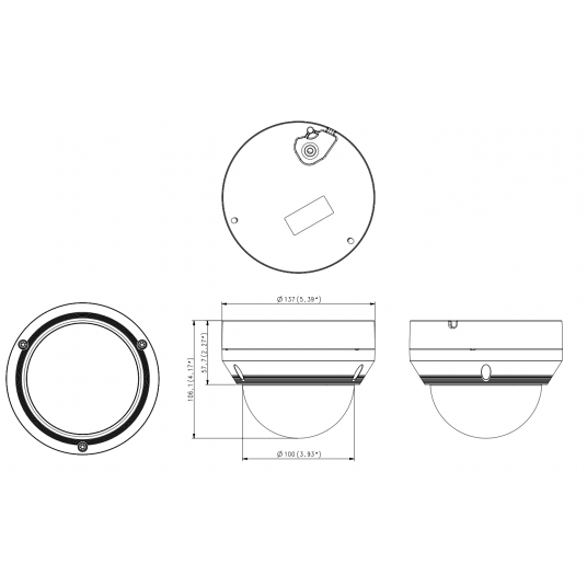 Kamera kopułowa wandaloodporna Hanwha Vision 2 MPix - HCV-6070R