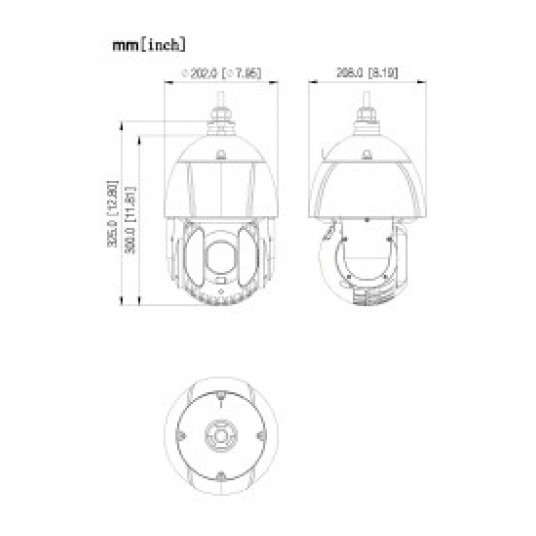 Kamera obrotowa Dahua Xinghan Large 8 MP - SD6E825MA-HNR-A-PV1