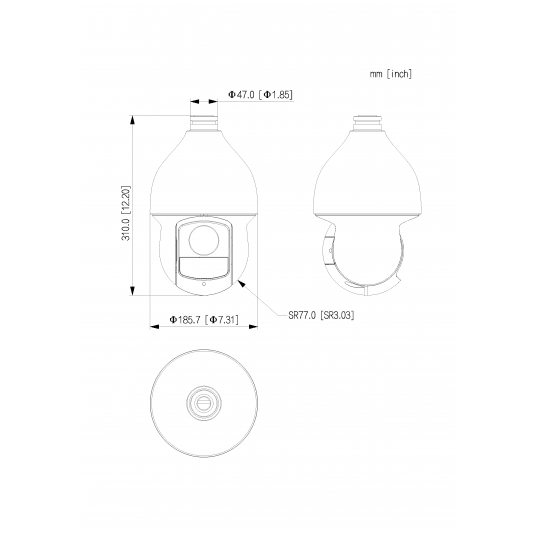 Kamera obrotowa PTZ 2MP Dahua - SD59232DB-HC -zdjęcie numer 3