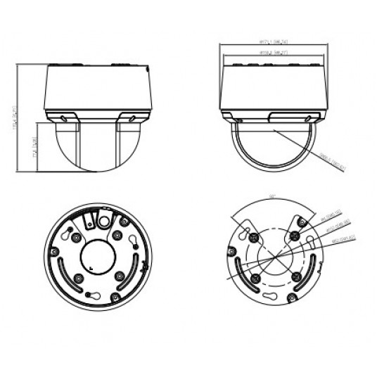 Kamera obrotowa PTZ 4 MP Dahua - SD4A425DB-HNY -zdjęcie numer 3