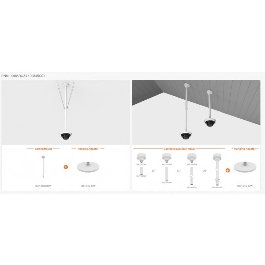 Kamera panoramiczna IP 2 MPix Hanwha Vision - PNM-9084RQZ1