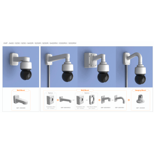Kamera PTZ 2 MP Seria X Hanwha Vision - XNP-6400R