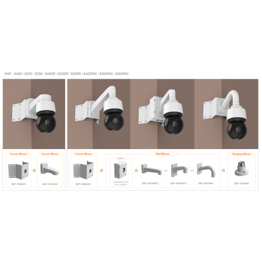 Kamera PTZ 2 MP Seria X Hanwha Vision - XNP-6400R