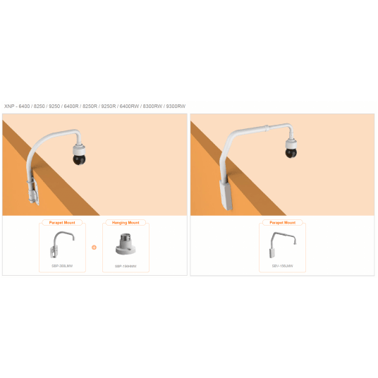 Kamera PTZ 2 MP Seria X Hanwha Vision - XNP-6400R