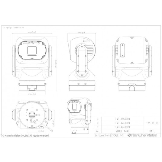 Kamera PTZ AI 4 MP Hanwha Vision - TNP-A7430RW -zdjęcie numer 6