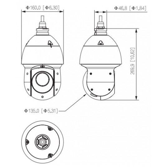 Kamera PTZ Starlight 2 MP Dahua - SD49225DB-HC