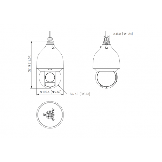 Kamera PTZ Starlight 4MP Dahua – SD5A445GB-HNR -zdjęcie numer 3