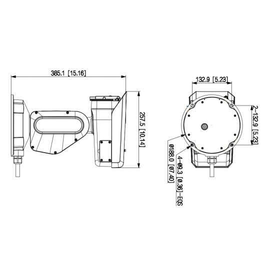 Kamera sieciowa IP PTZ WizMind 4 MP Dahua - PTZ83440-HNR-GA-S -zdjęcie numer 3