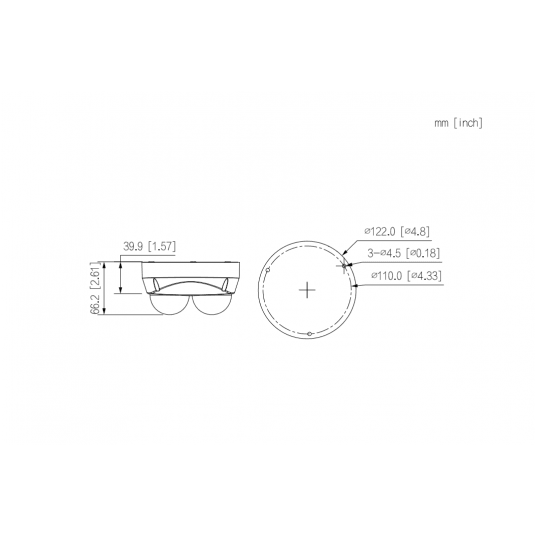 Kamera Smart Dual Light Eyeball WizMind Dahua 4MPix - IPC-HDBW5441F-AS-E2-0280B