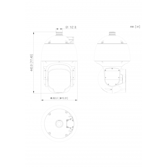Kamera szybkoobrotowa 8MP WizMind Dahua - SD8X842FA-HNF -zdjęcie numer 3