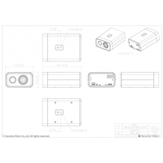 Kamera termowizyjna Bi-Spectrum AI Seria T Hanwha Vision - TNM-C3622TDR