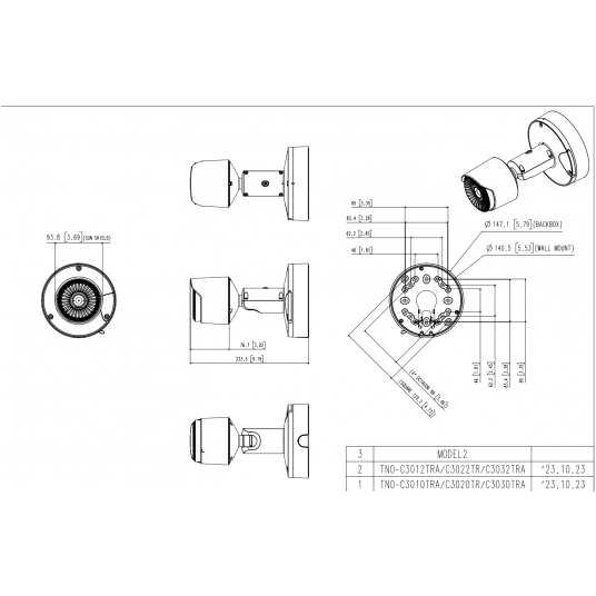 Kamera termowizyjna Hanwha Vision Seria Core AI 4,4mm - TNO-C3010TRA