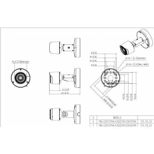 Kamera termowizyjna Hanwha Vision Seria Core AI 6,6mm - TNO-C3020TRA