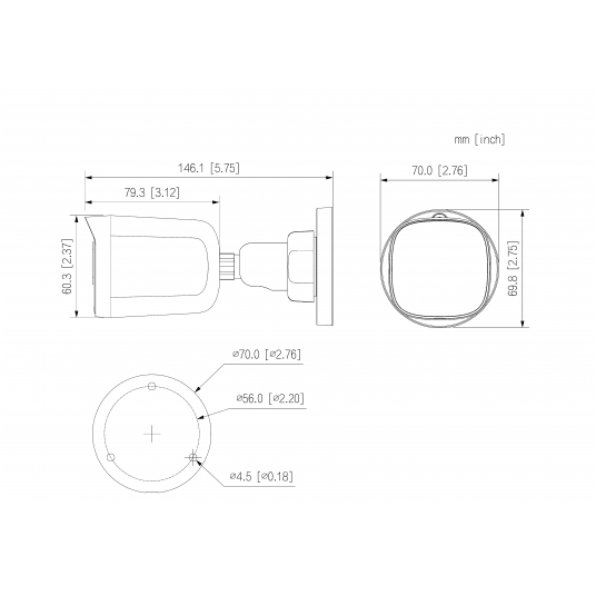 Kamera tubowa 2MP Smart IR Dahua - HAC-B1A21-U-0360B -zdjęcie numer 4