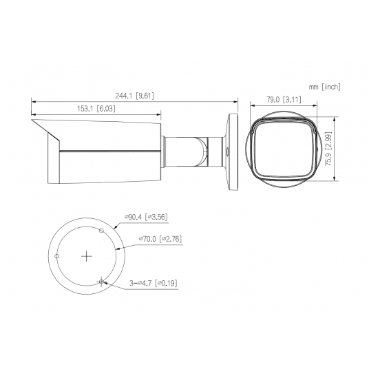 Kamera tubowa 4K Starlight Dahua - HAC-HFW2802TU-A-0360B-S2-DIP -zdjęcie numer 3