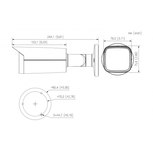 Kamera tubowa 4K z motozoomem Dahua - HAC-HFW2802TU-Z-A-27135-S2-DIP -zdjęcie numer 2
