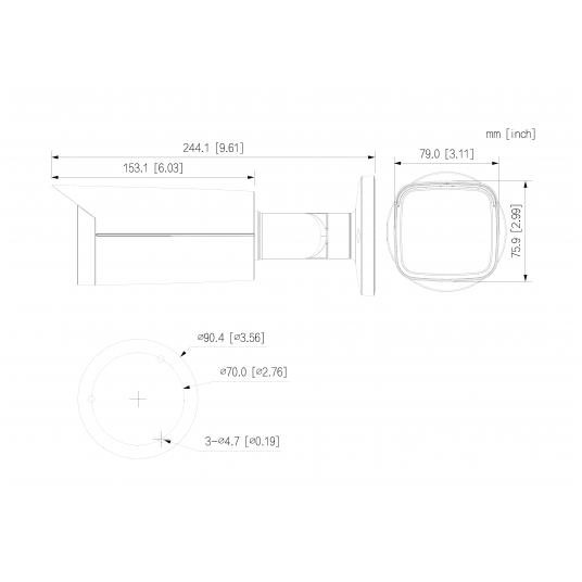 Kamera tubowa 5MP Smart Dual Light Dahua - IPC-HFW5541T-ASE-0360B-S3-BLACK -zdjęcie numer 4