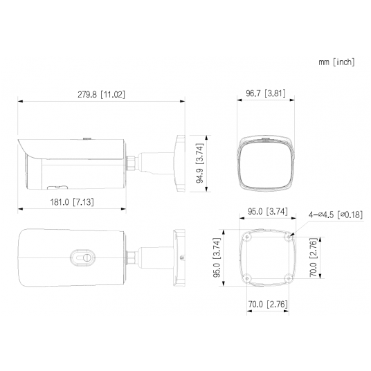 Kamera tubowa 8MP Smart Dual Light WizMind Dahua – IPC-HFW5859E1-ZE-IL-0832 -zdjęcie numer 4