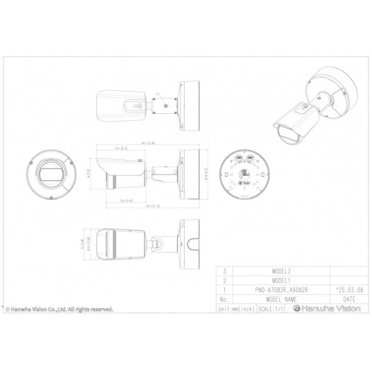 Kamera tubowa AI 4 MP Hanwha Vision - PNO-A7082R -zdjęcie numer 4